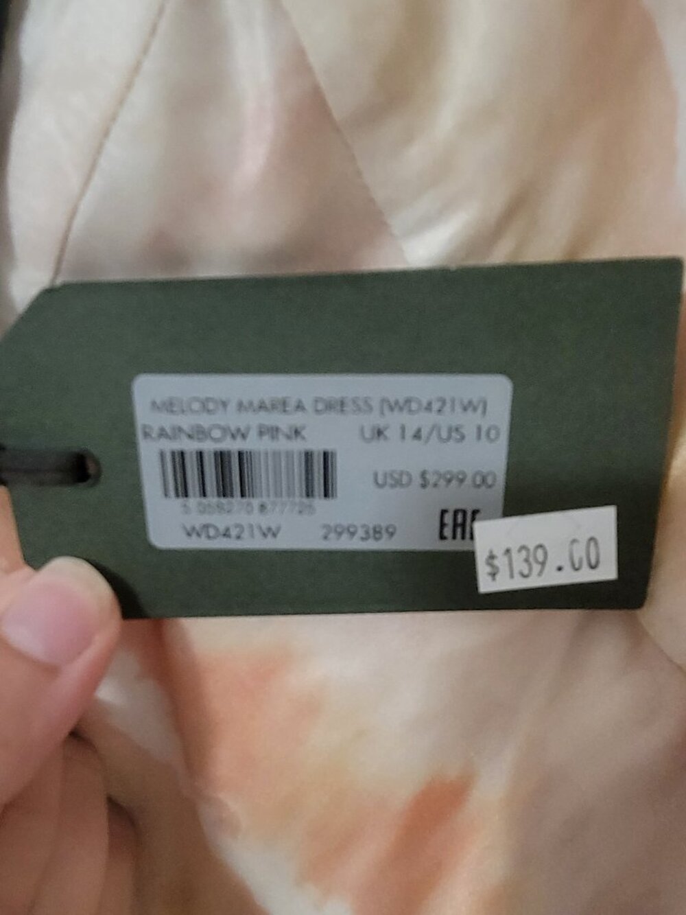 AllSaints Melody Marea Silk-Blend Slip Dress - Picture 7 of 8